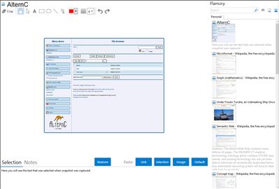 AlternC - Flamory bookmarks and screenshots