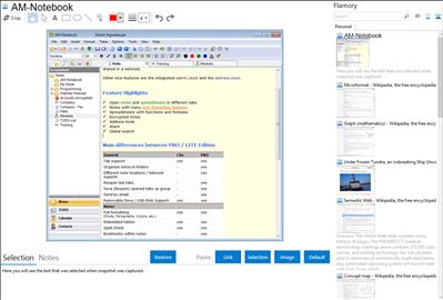 AM-Notebook - Flamory bookmarks and screenshots