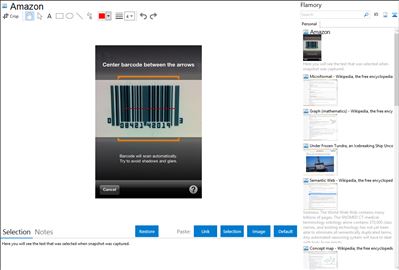 Amazon - Flamory bookmarks and screenshots
