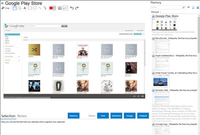 Google Play Store - Flamory bookmarks and screenshots