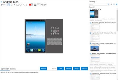 Android SDK - Flamory bookmarks and screenshots