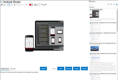 Android Studio - Flamory bookmarks and screenshots