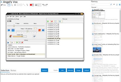 Angel's Vox - Flamory bookmarks and screenshots