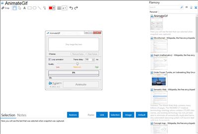 AnimateGif - Flamory bookmarks and screenshots
