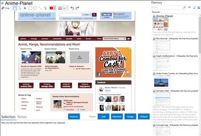 Anime-Planet - Flamory bookmarks and screenshots