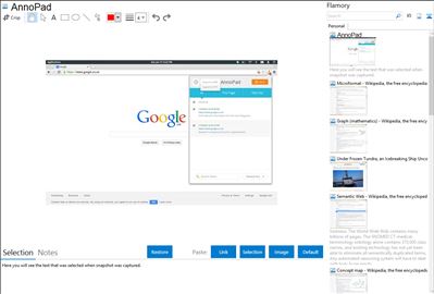 AnnoPad - Flamory bookmarks and screenshots