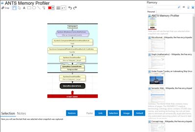 ANTS Memory Profiler - Flamory bookmarks and screenshots