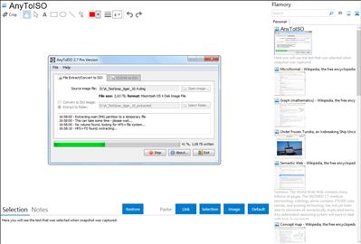 AnyToISO - Flamory bookmarks and screenshots