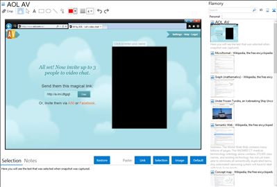 AOL AV - Flamory bookmarks and screenshots