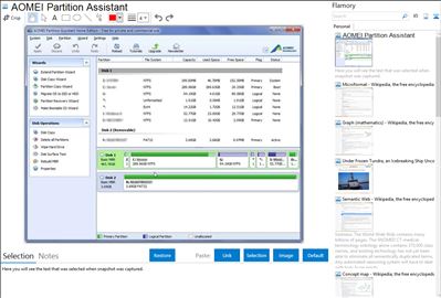 AOMEI Partition Assistant - Flamory bookmarks and screenshots