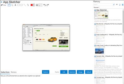 App Sketcher - Flamory bookmarks and screenshots