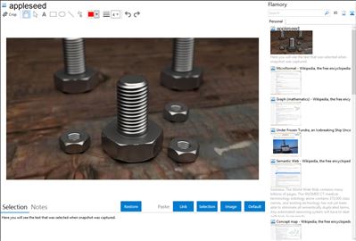 appleseed - Flamory bookmarks and screenshots
