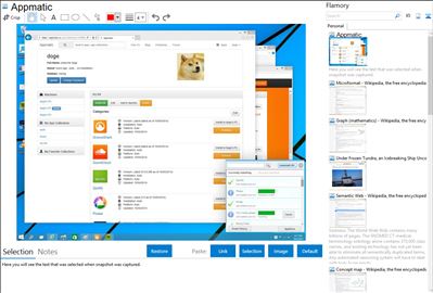 Appmatic - Flamory bookmarks and screenshots
