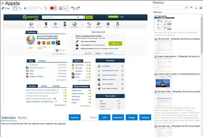 Appsta - Flamory bookmarks and screenshots