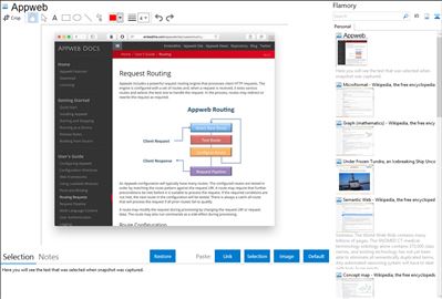 Appweb - Flamory bookmarks and screenshots