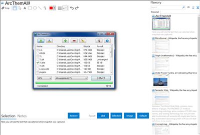 ArcThemAll! - Flamory bookmarks and screenshots