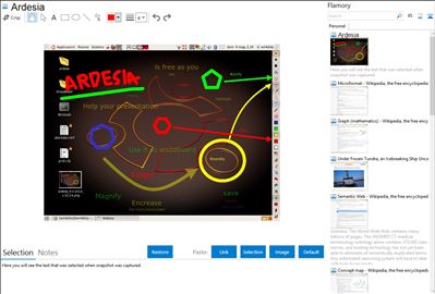 Ardesia - Flamory bookmarks and screenshots