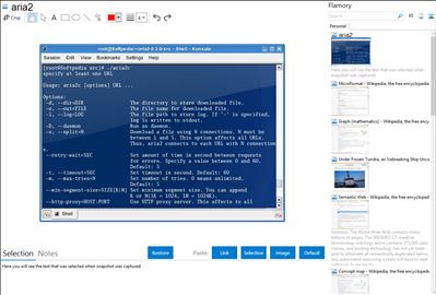 aria2 - Flamory bookmarks and screenshots