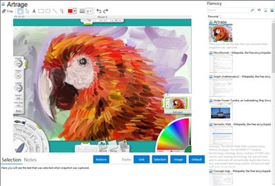 Artrage - Flamory bookmarks and screenshots