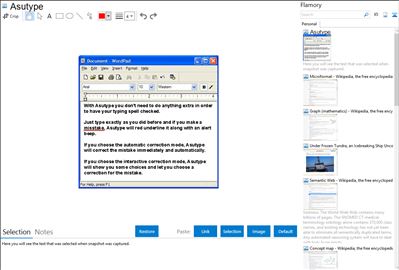 Asutype - Flamory bookmarks and screenshots