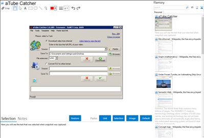 aTube Catcher - Flamory bookmarks and screenshots