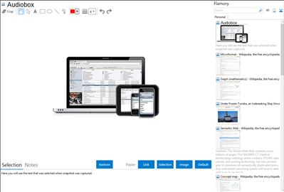 Audiobox - Flamory bookmarks and screenshots