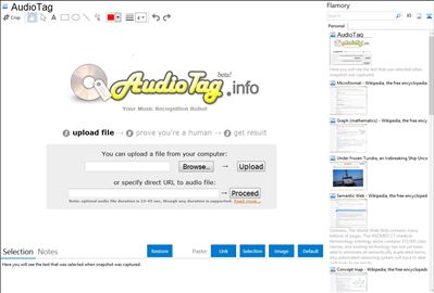 AudioTag - Flamory bookmarks and screenshots