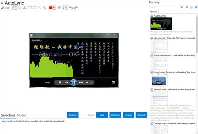 AutoLyric - Flamory bookmarks and screenshots