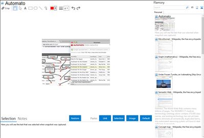 Automato - Flamory bookmarks and screenshots