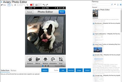 Aviary Photo Editor - Flamory bookmarks and screenshots