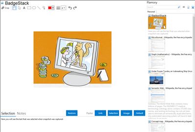 BadgeStack - Flamory bookmarks and screenshots