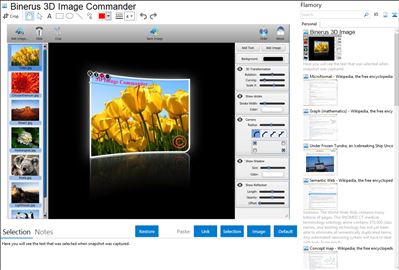 Binerus 3D Image Commander - Flamory bookmarks and screenshots
