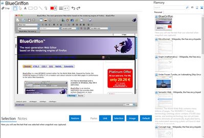 BlueGriffon - Flamory bookmarks and screenshots