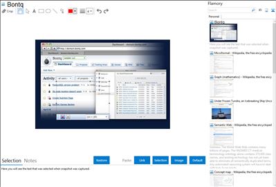 Bontq - Flamory bookmarks and screenshots