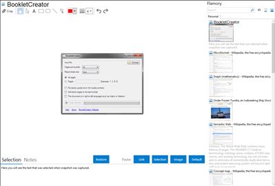 BookletCreator - Flamory bookmarks and screenshots
