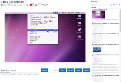 Box SimpleShare - Flamory bookmarks and screenshots