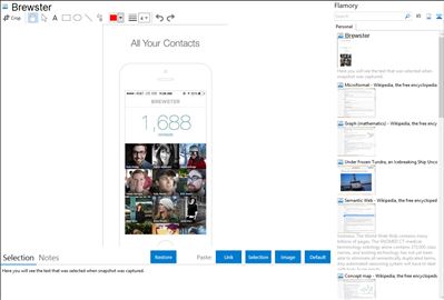 Brewster - Flamory bookmarks and screenshots