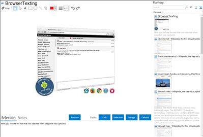 BrowserTexting - Flamory bookmarks and screenshots