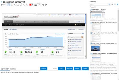 Business Catalyst - Flamory bookmarks and screenshots