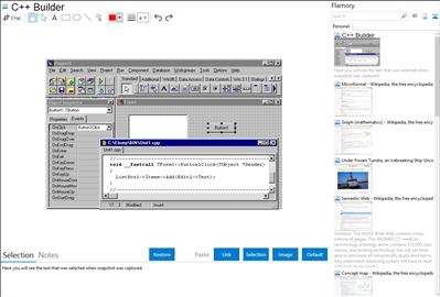 C++ Builder - Flamory bookmarks and screenshots