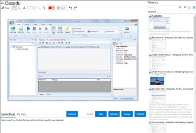 Cacadu - Flamory bookmarks and screenshots