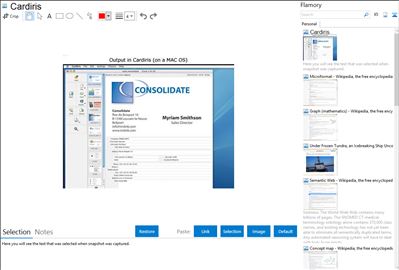 Cardiris - Flamory bookmarks and screenshots