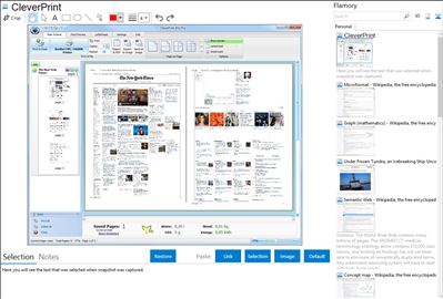 CleverPrint - Flamory bookmarks and screenshots