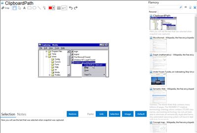 ClipboardPath - Flamory bookmarks and screenshots