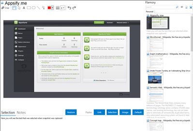 Appsify.me - Flamory bookmarks and screenshots