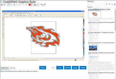 CorelDRAW Graphics Suite - Flamory bookmarks and screenshots