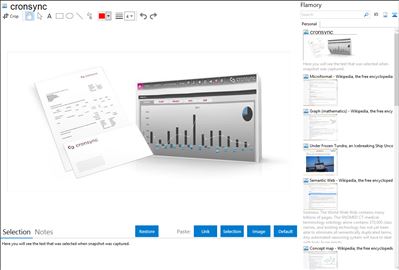cronsync - Flamory bookmarks and screenshots