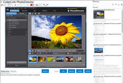 CyberLink PhotoDirector - Flamory bookmarks and screenshots