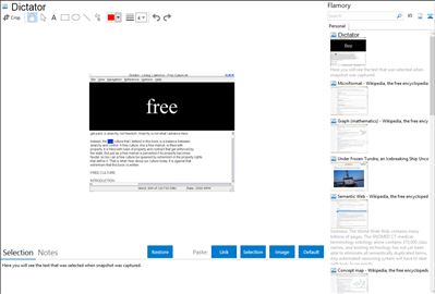 Dictator - Flamory bookmarks and screenshots