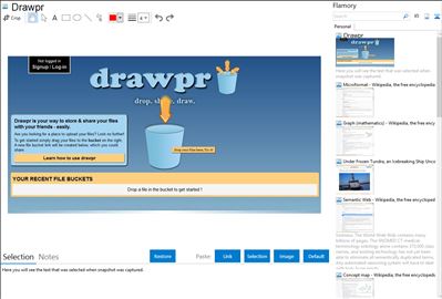 Drawpr - Flamory bookmarks and screenshots